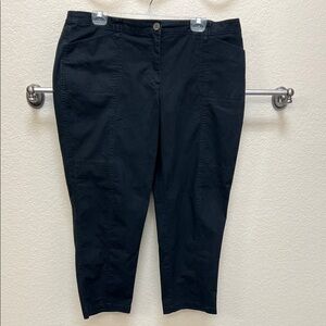 Chico’s Black Cropped Pants